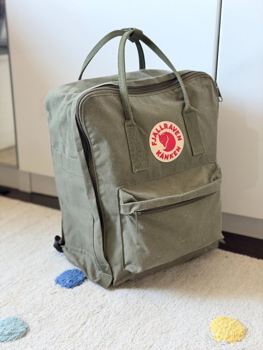 Fjallraven Kanken 16L Backpack Forest Green Daypack Rucksack with Seat Pad